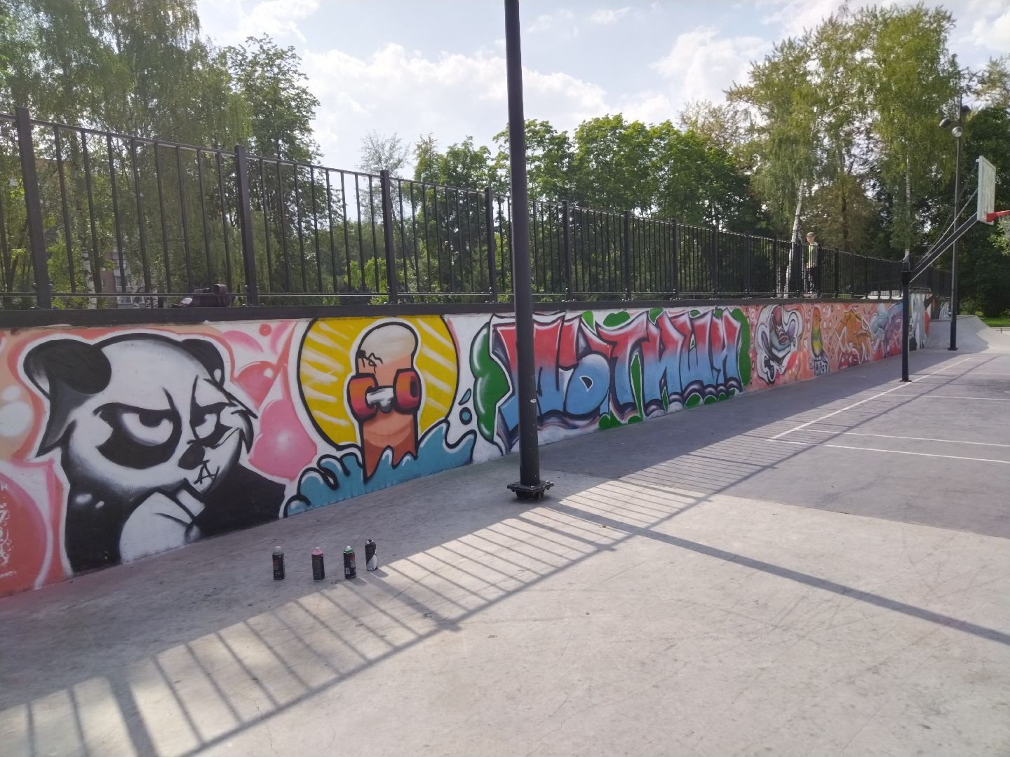 Мытищи, Скейт-парк, Вова Соннин, граффити, стрит-арт