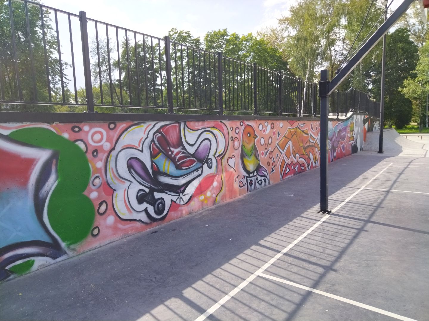 Мытищи, Скейт-парк, Вова Соннин, граффити, стрит-арт