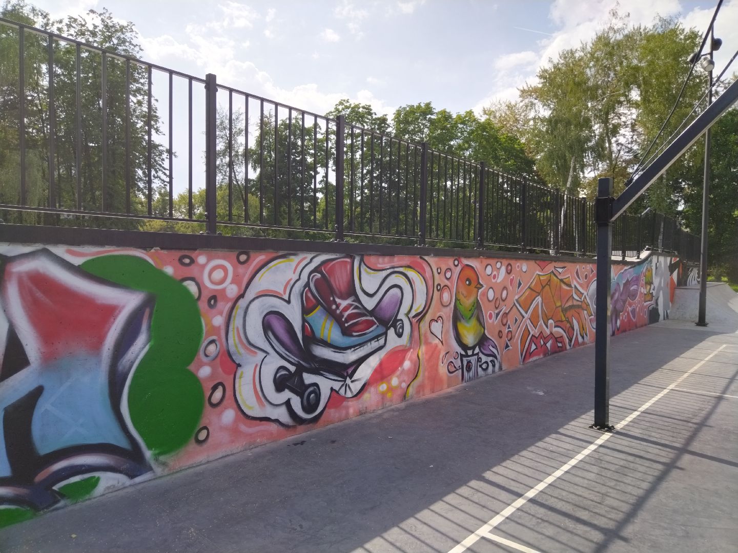 Мытищи, Скейт-парк, Вова Соннин, граффити, стрит-арт