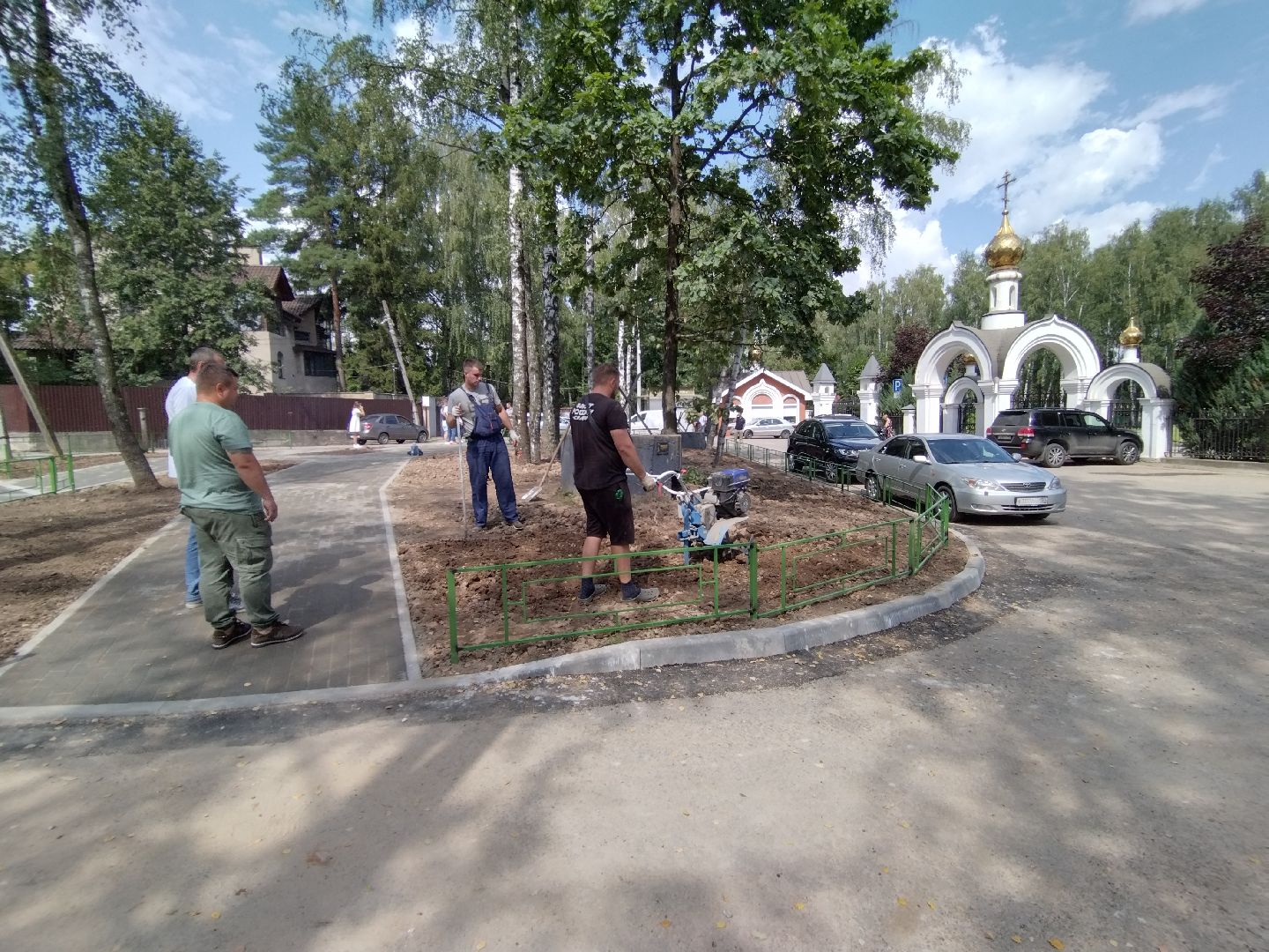 Благоустройство, Никольский храм, Дружба, Мытищи