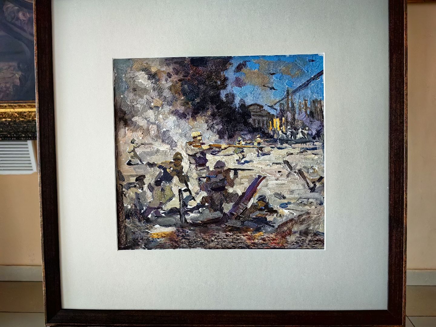 Выставка, рисунки, картина, битва