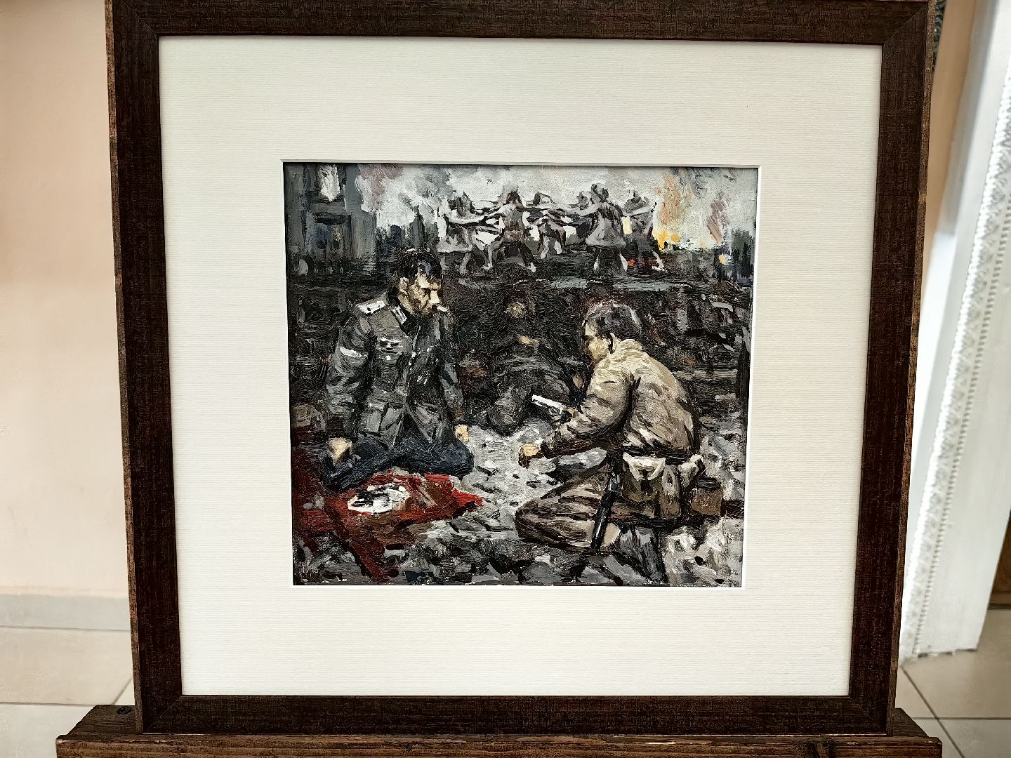 Выставка, рисунки, картина, битва