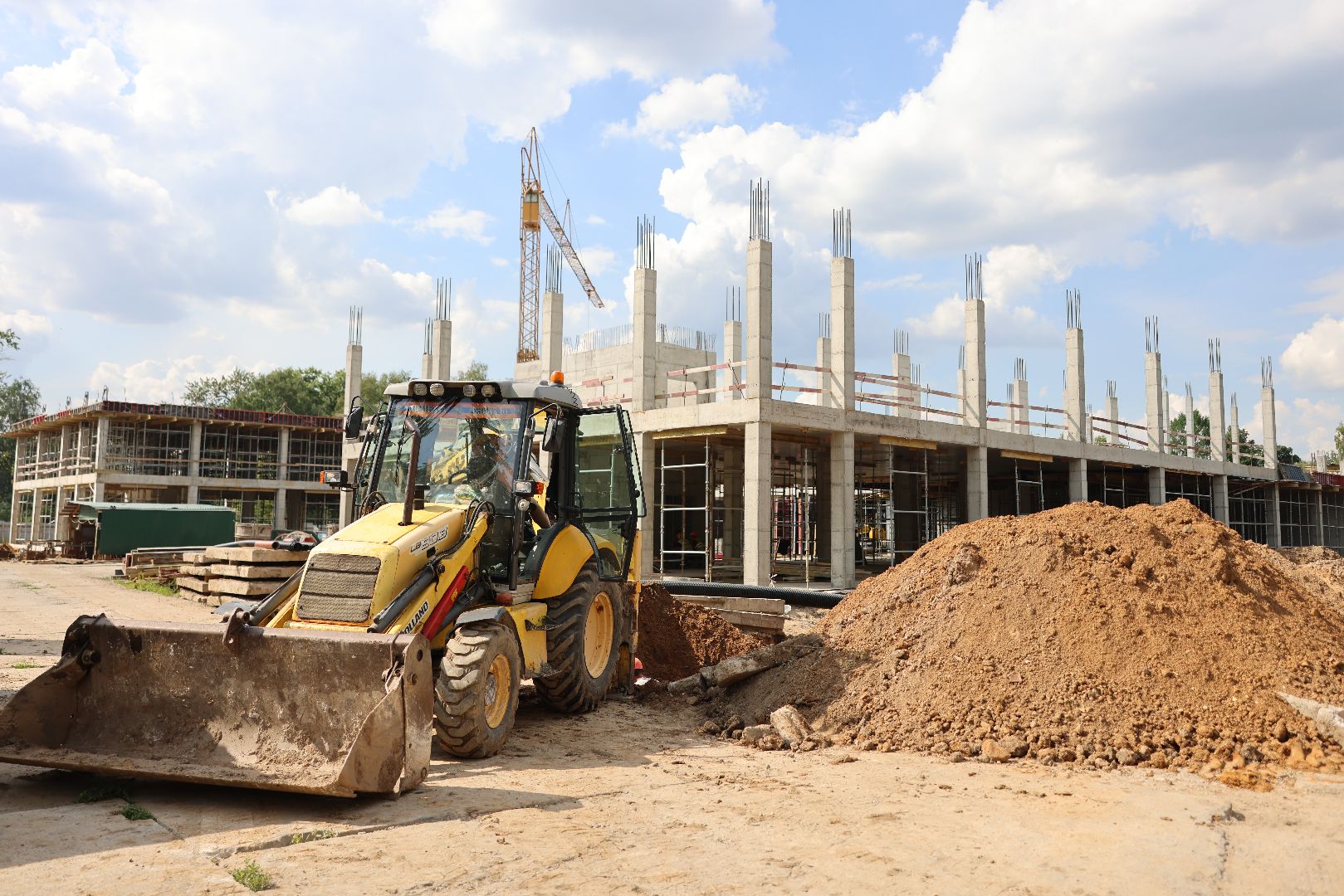 строительство, новая школа, образование