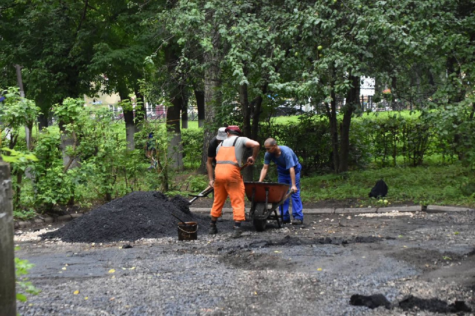 Подольск, ямочный ремонт, благоустройство, дворы