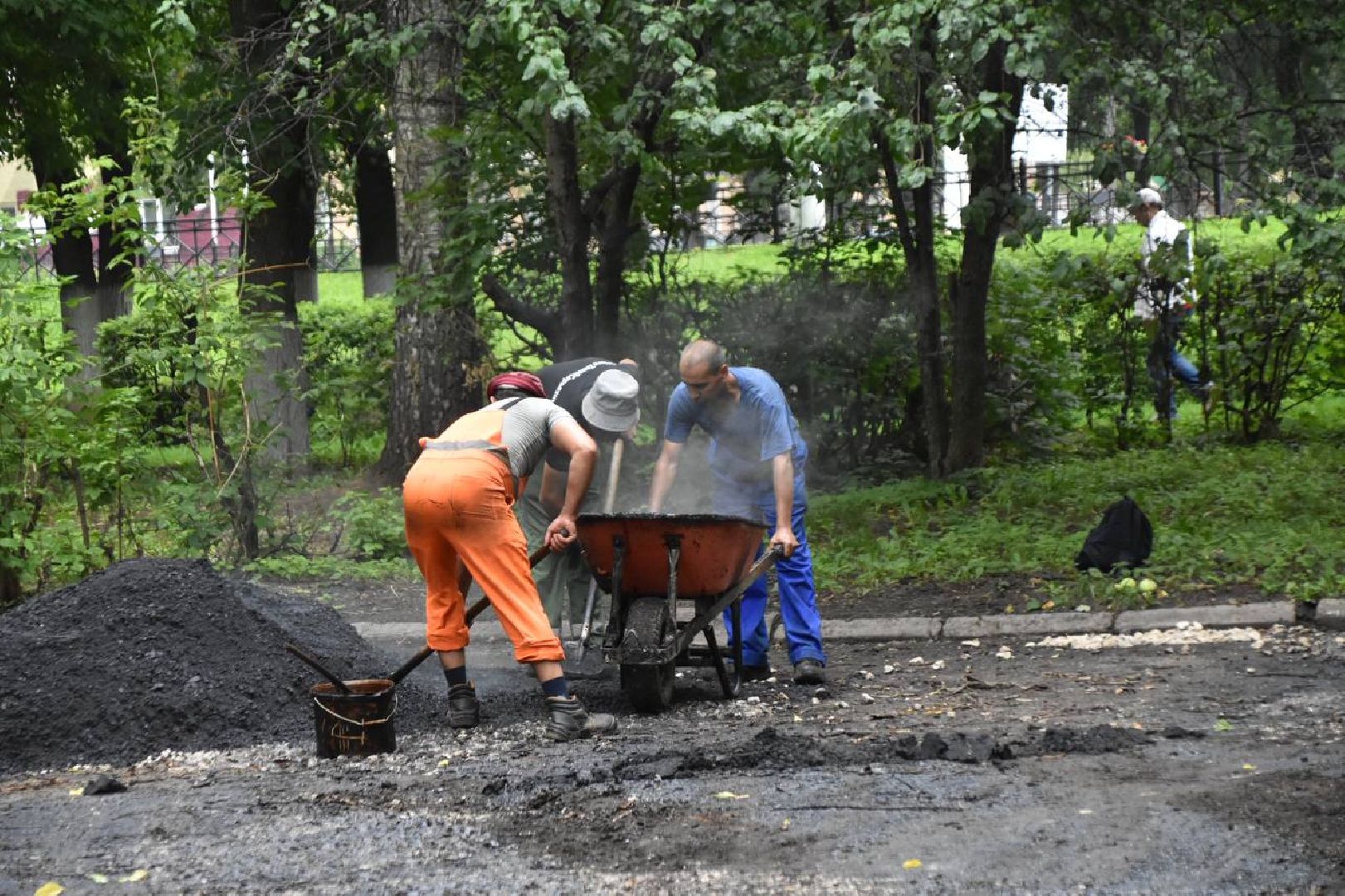 Подольск, ямочный ремонт, благоустройство, дворы