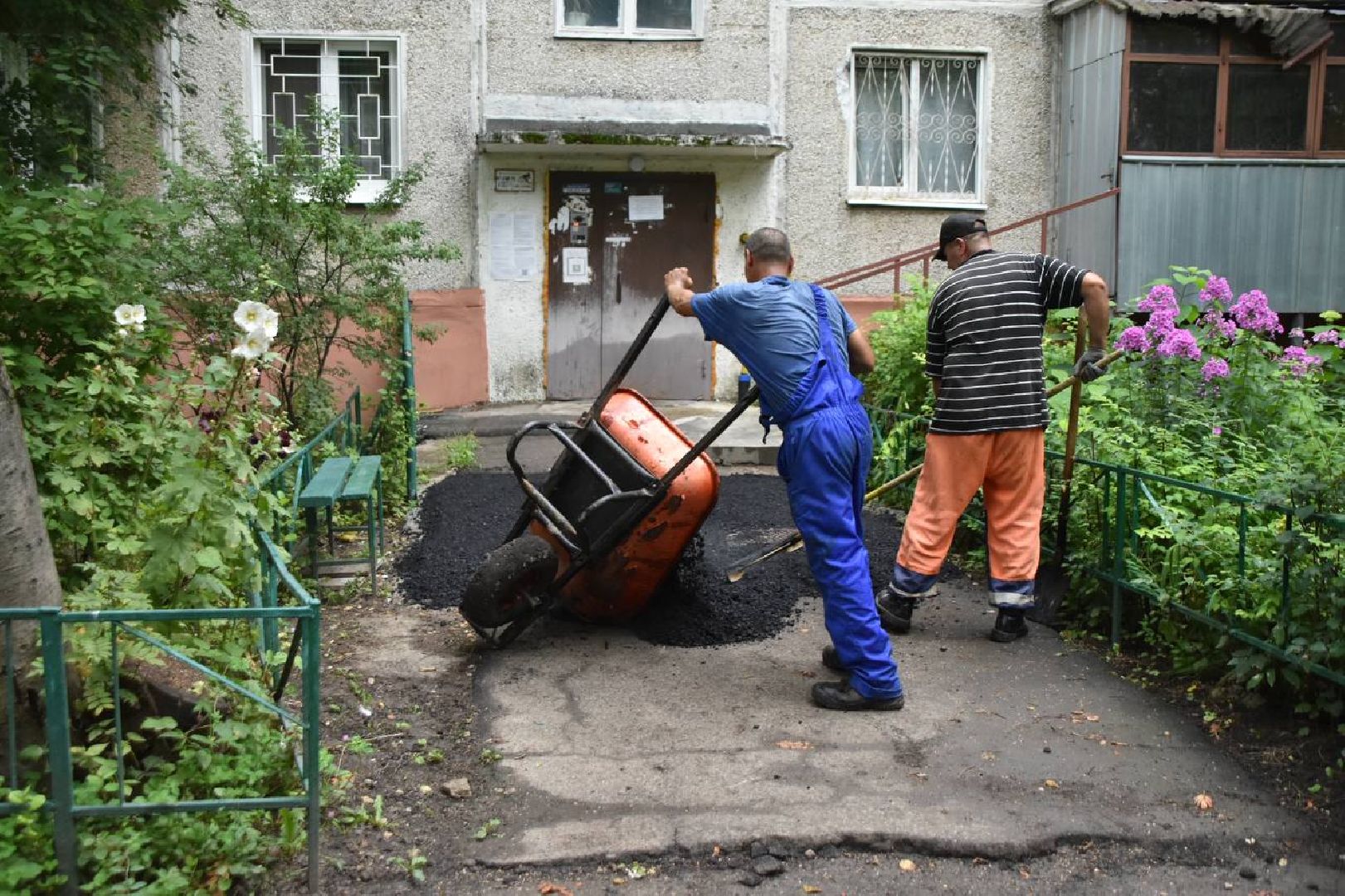 Подольск, ямочный ремонт, благоустройство, дворы