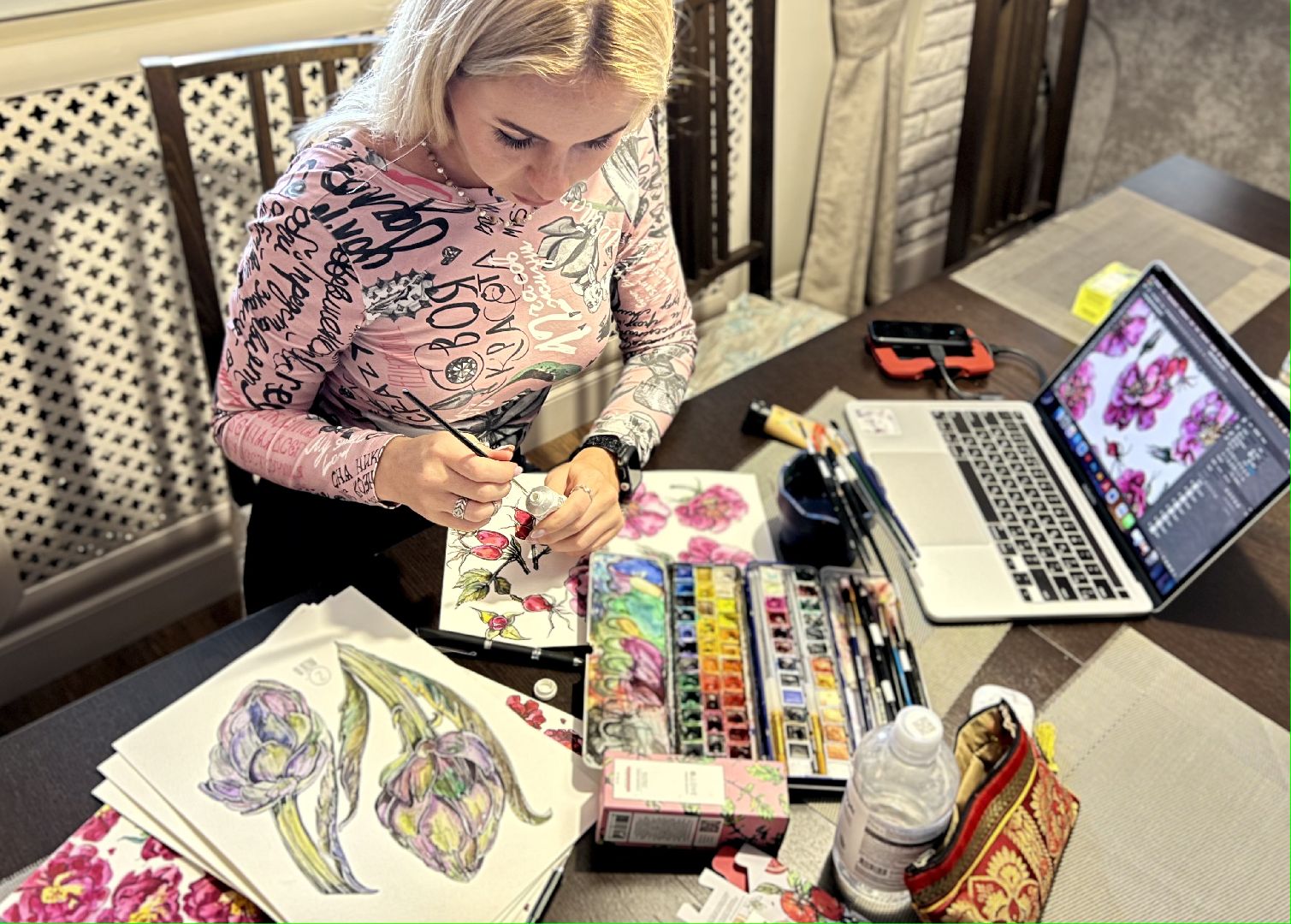 Реутов, дизайнер, Полина Шейдакова, паттерн, визуал, макет, косметика