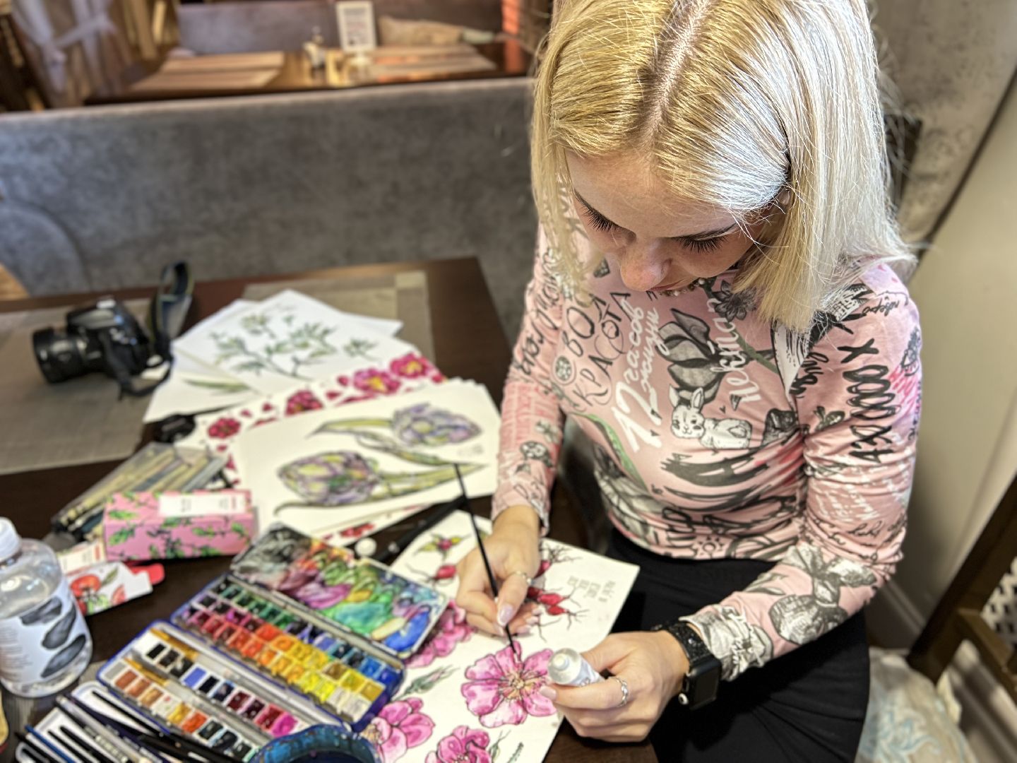 Реутов, дизайнер, Полина Шейдакова, паттерн, визуал, макет, косметика