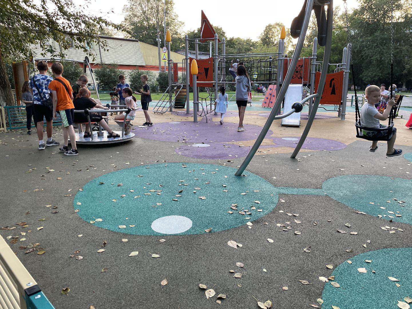 Детская площадка, игра, дети, строительство