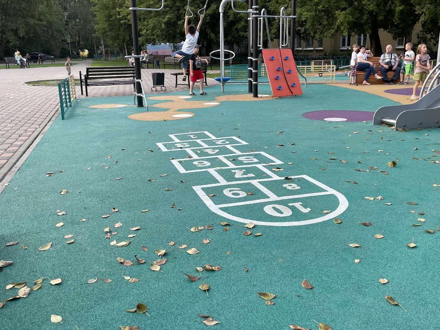 Детская площадка, игра, дети, строительство