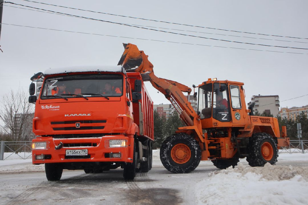 Пущино, благоустройство, зима, коммунальщики.