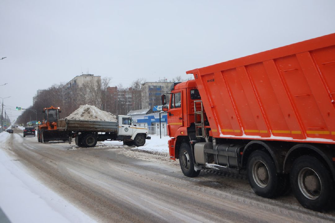 Пущино, благоустройство, зима, коммунальщики.