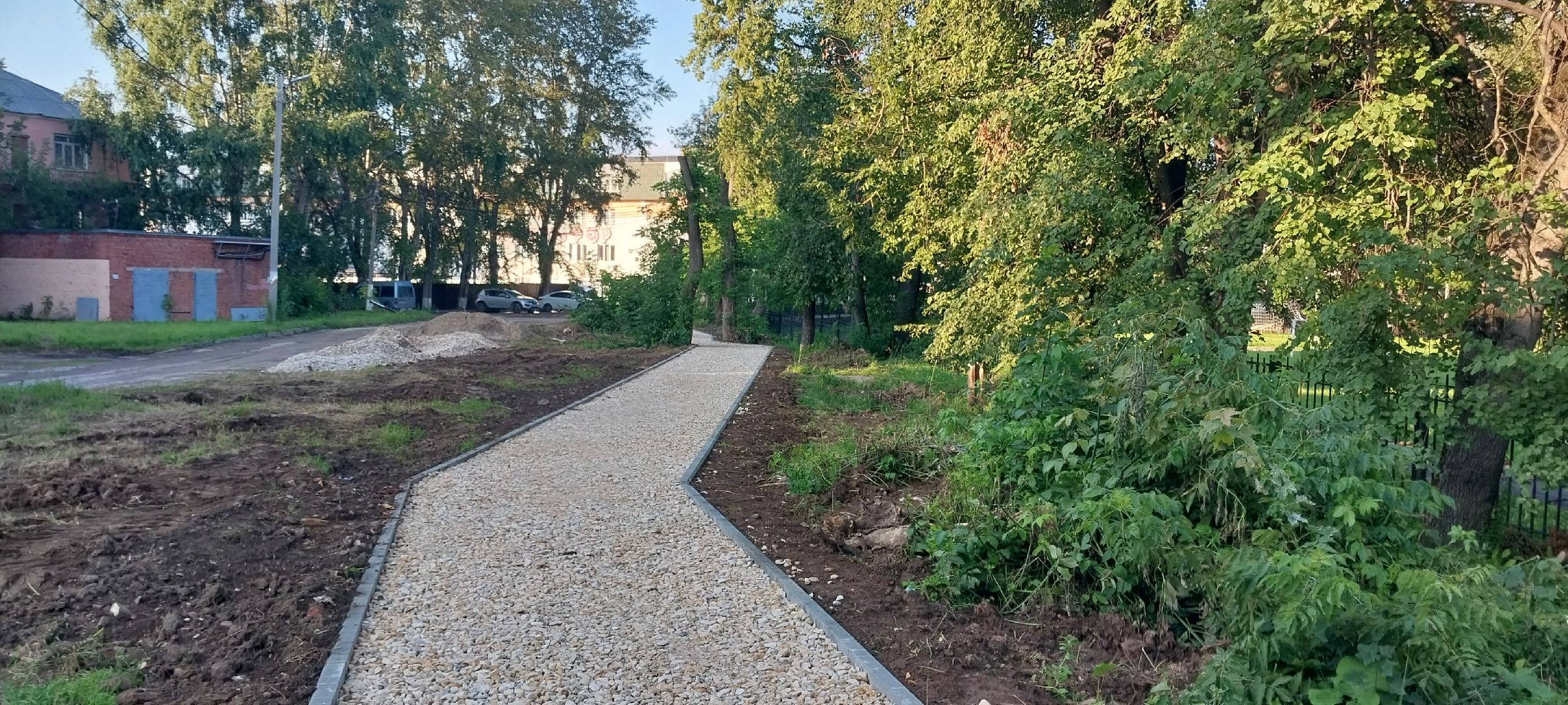 Коломна, благоустройство, народная тропа