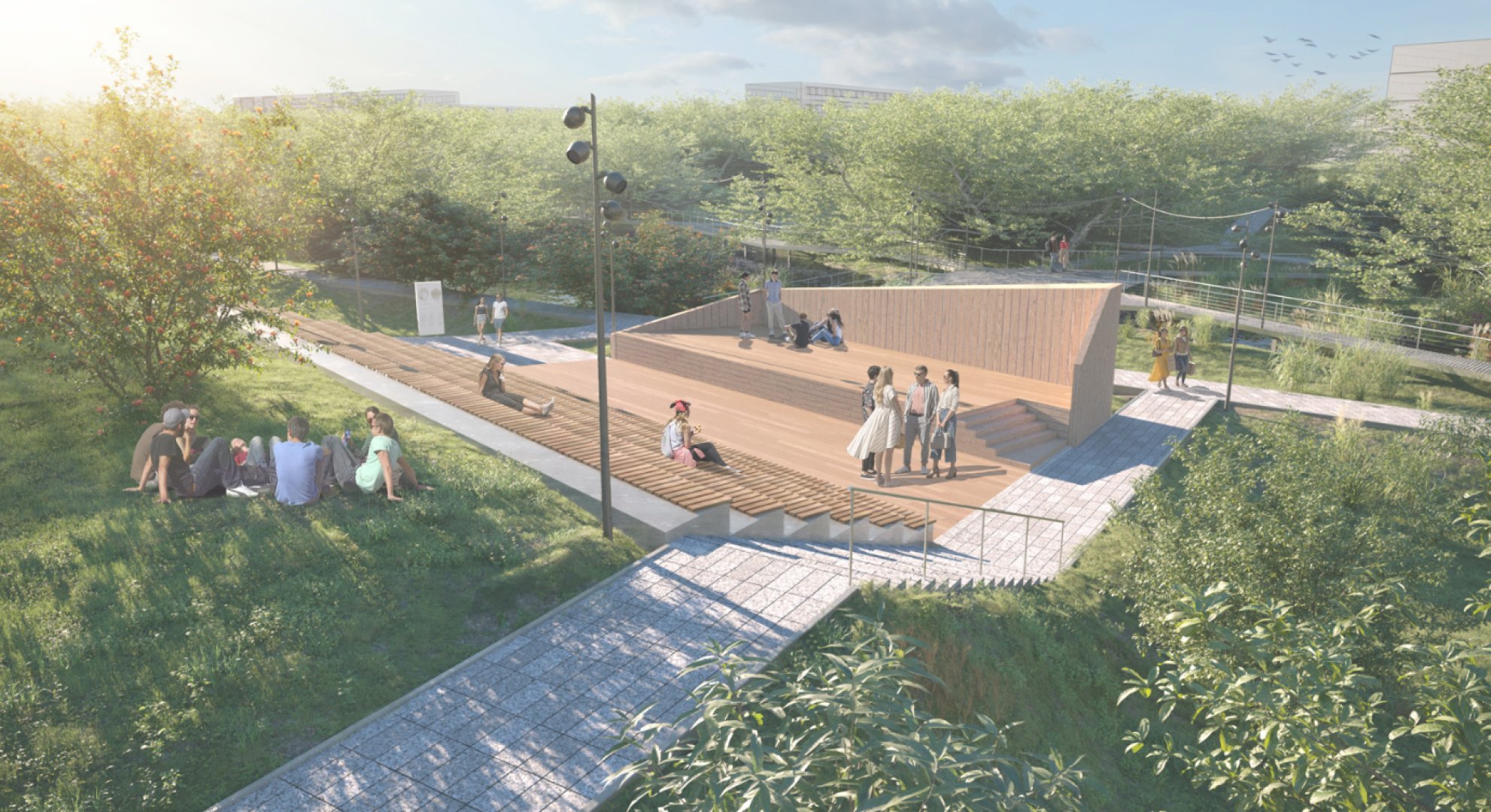 благоустройство, программа губернатора, озеро, Щёлково