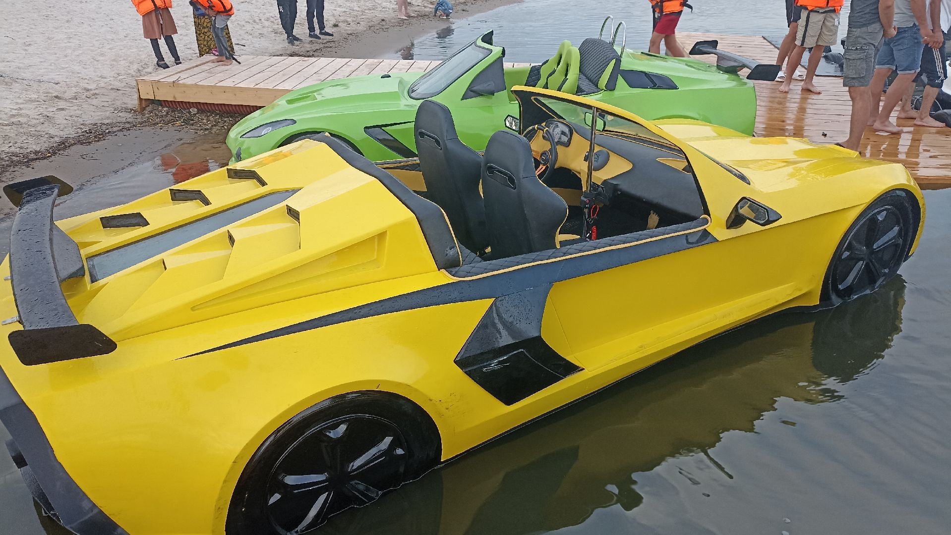 Серпухов, Подмосковье, пляж, Кремлёв, автомобили катеры