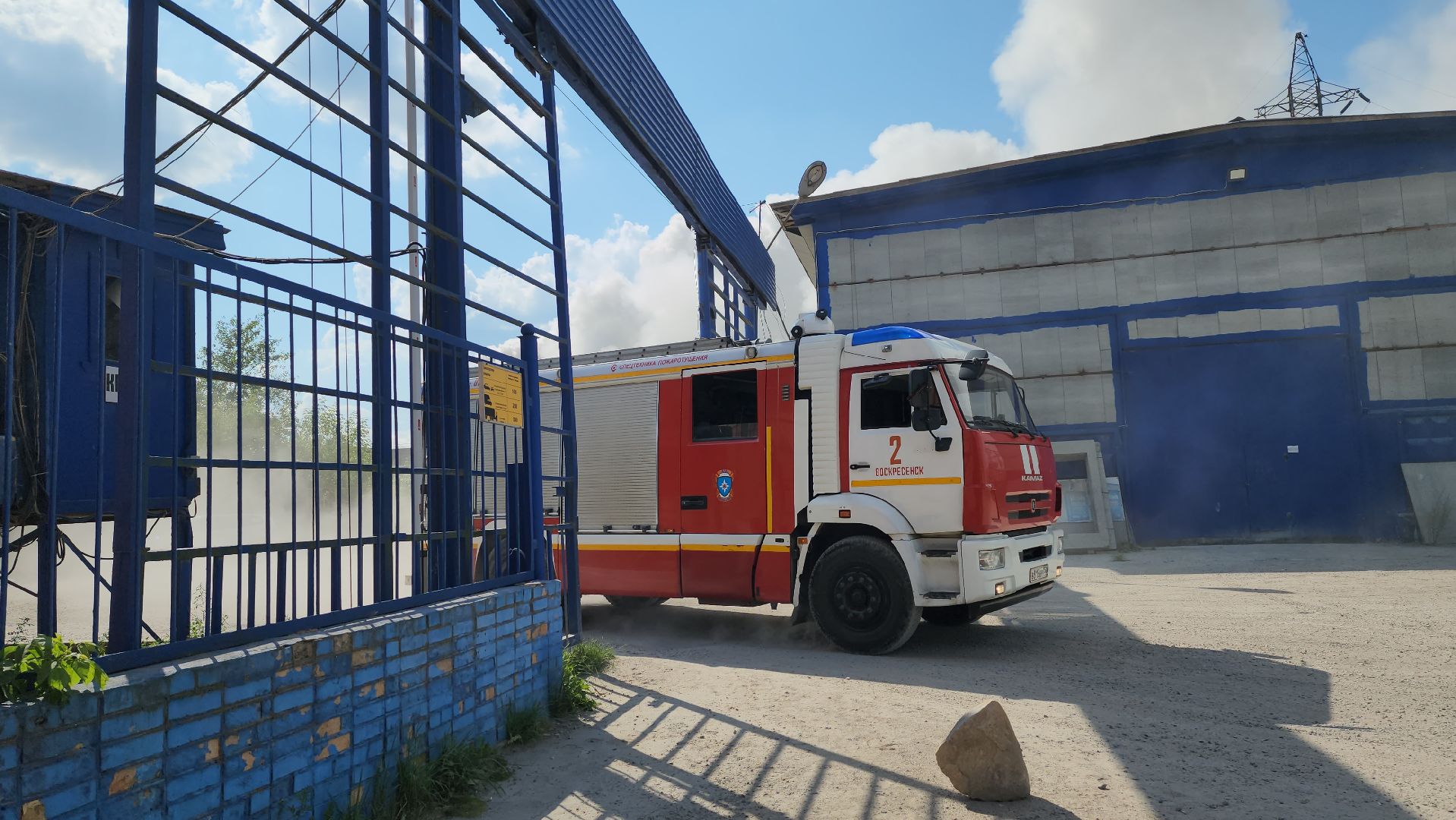 ЧП, пожар, Воскресенск