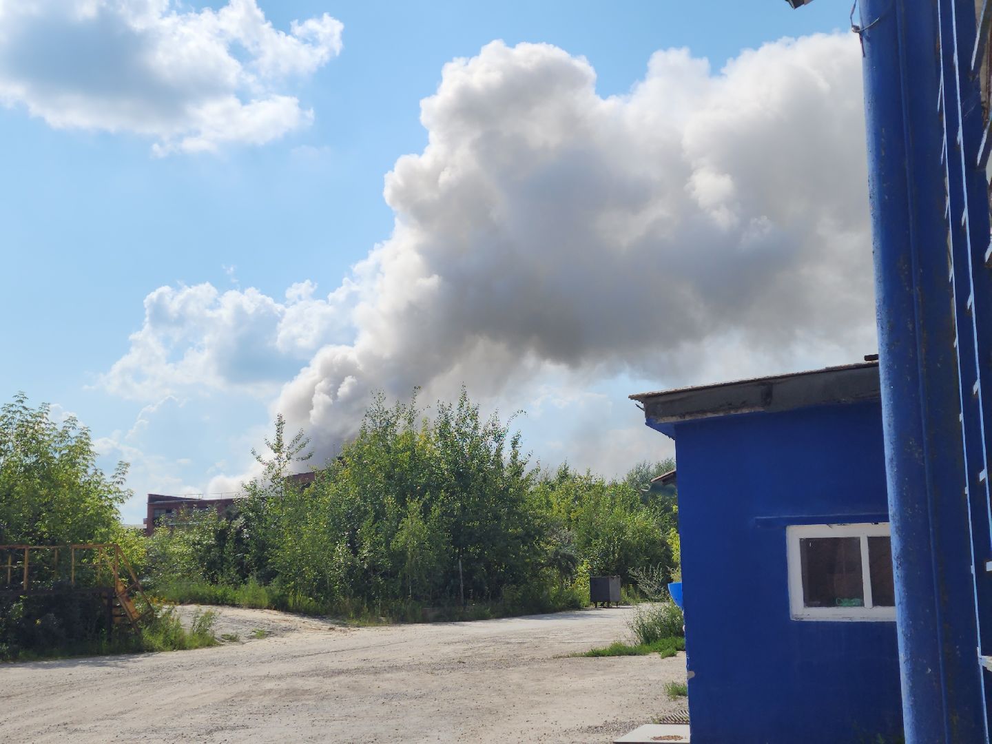 ЧП, пожар, Воскресенск