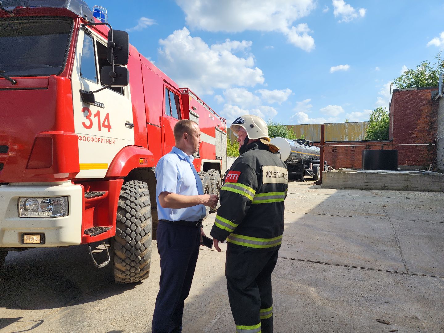 ЧП, пожар, Воскресенск