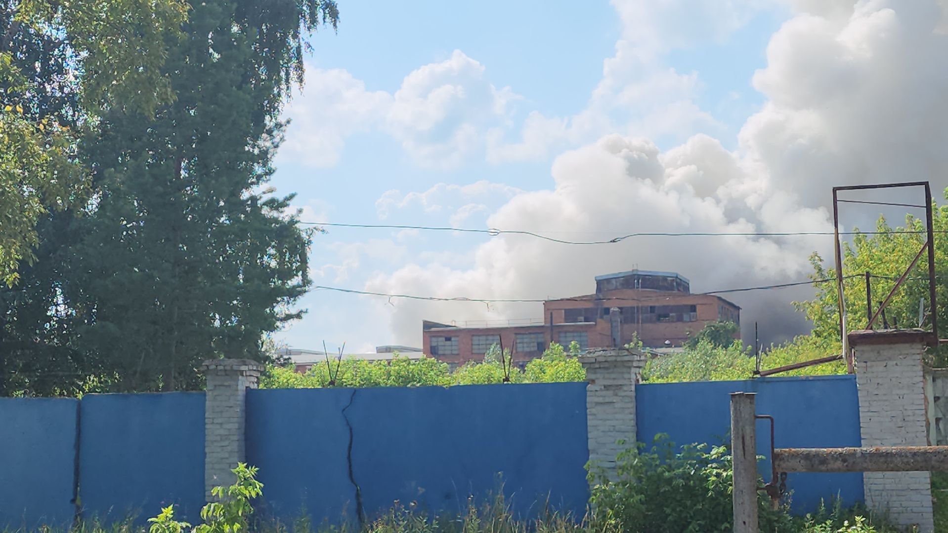 ЧП, пожар, Воскресенск