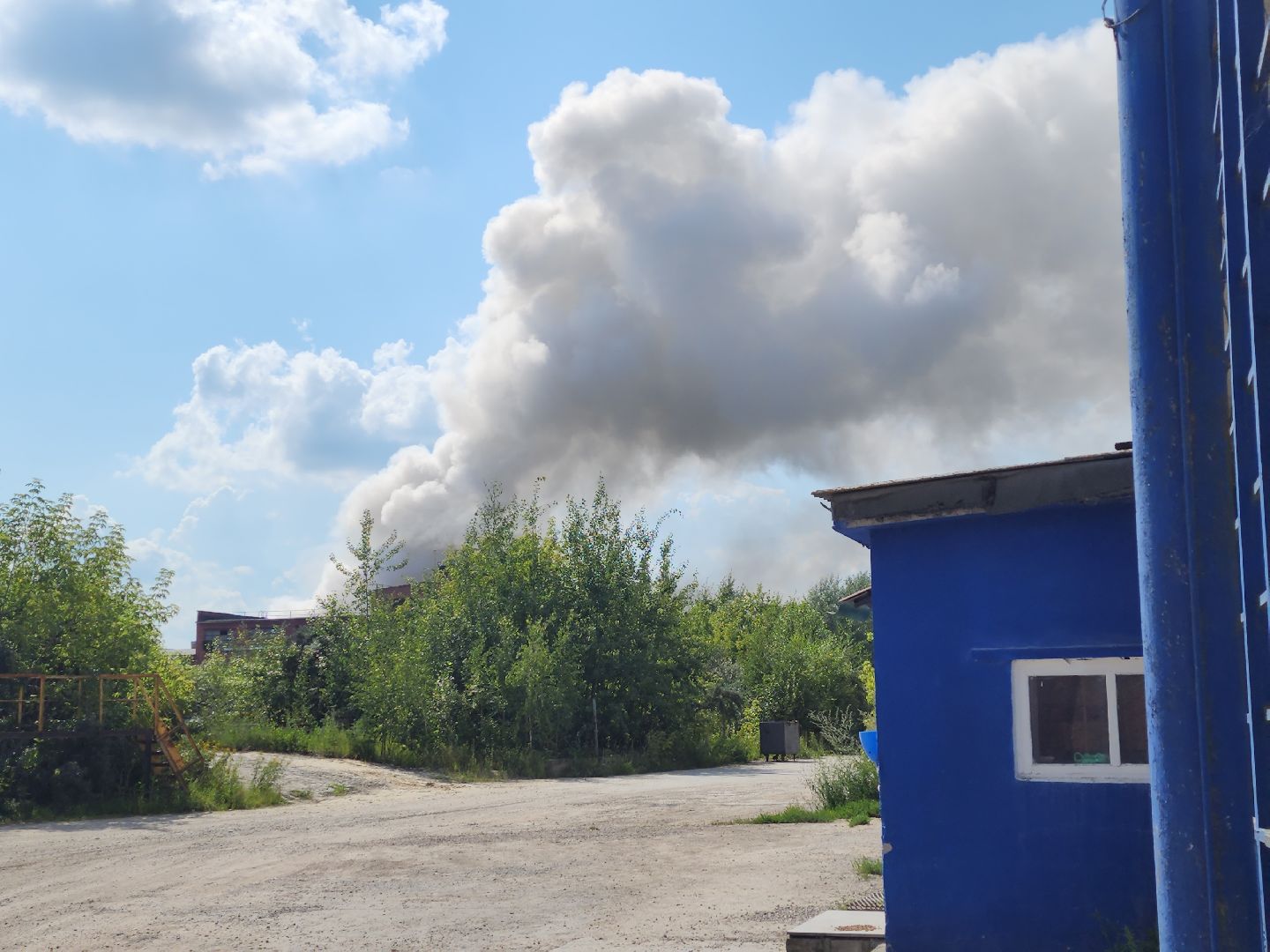 ЧП, пожар, Воскресенск