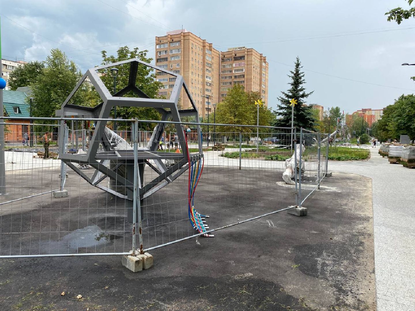 Балашиха, Бульвар Цветов, благоустройство, МЦД-4