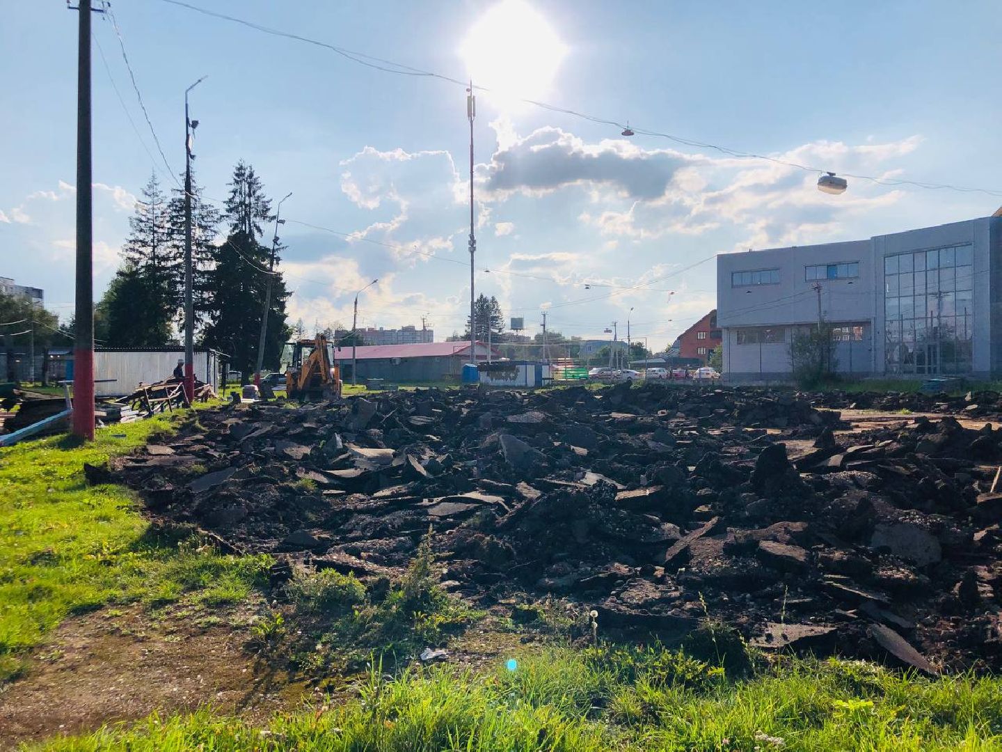 Руза, Тучково, хоккей, хоккейная площадка, реконструкция, ремонт, спорт