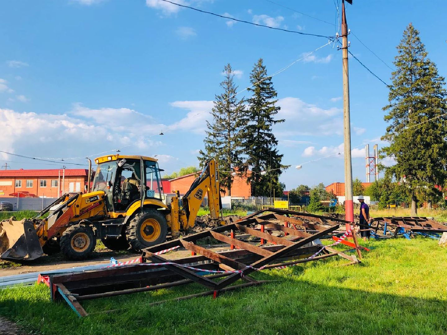 Руза, Тучково, хоккей, хоккейная площадка, реконструкция, ремонт, спорт
