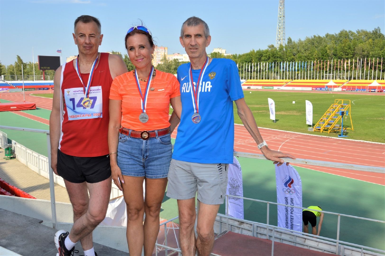 Елена, Плеханова, чемпионат, России, лёгкая, атлетика, среди, ветеранов, бег, ходьба, эстафета