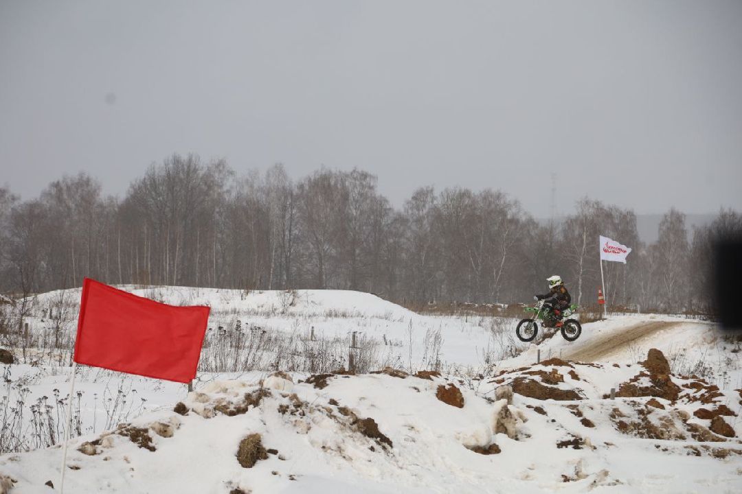 Серпухов, мотокросс, гонки, Зима в Подмосковье