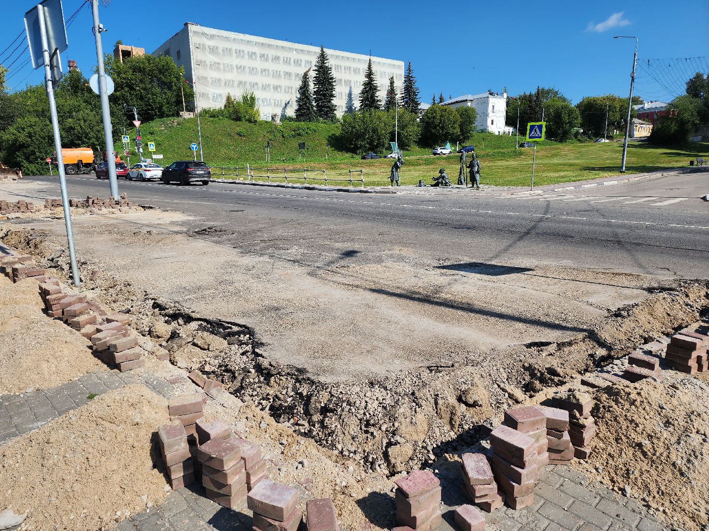 Серпухов, Подмосковье, благоустройство, ремонт дороги, губернатор