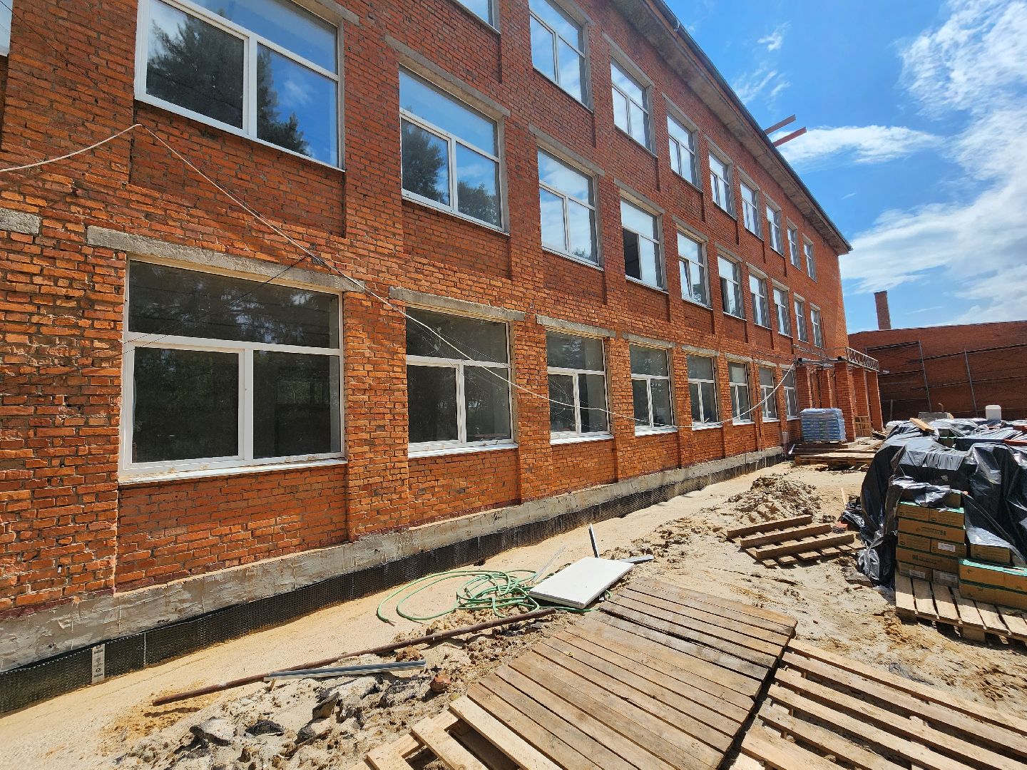 Серпухов, Подмосковье, ремонт школы, президентская программа, капремонт