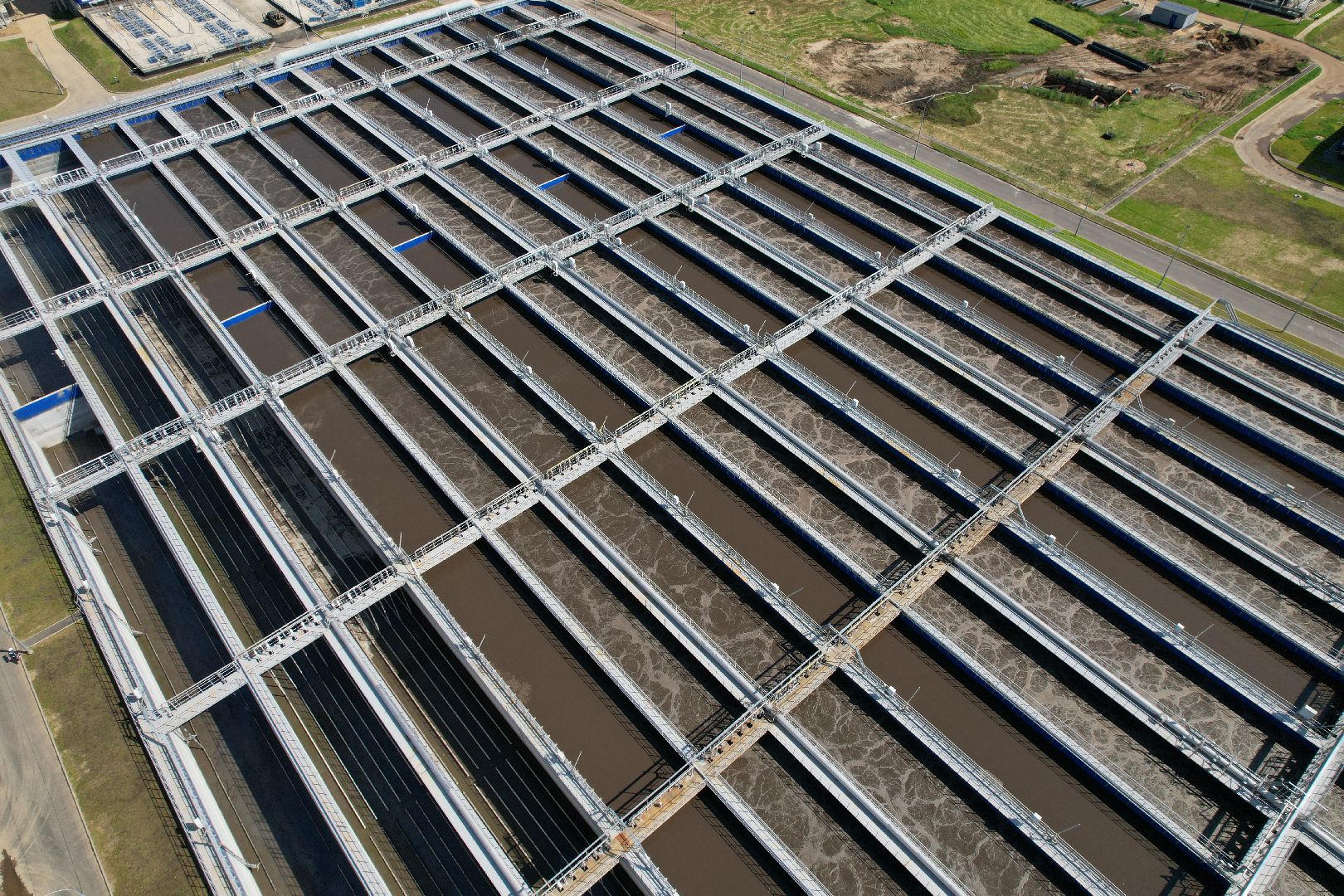 очистные, щелково, вода, видео с коптера,