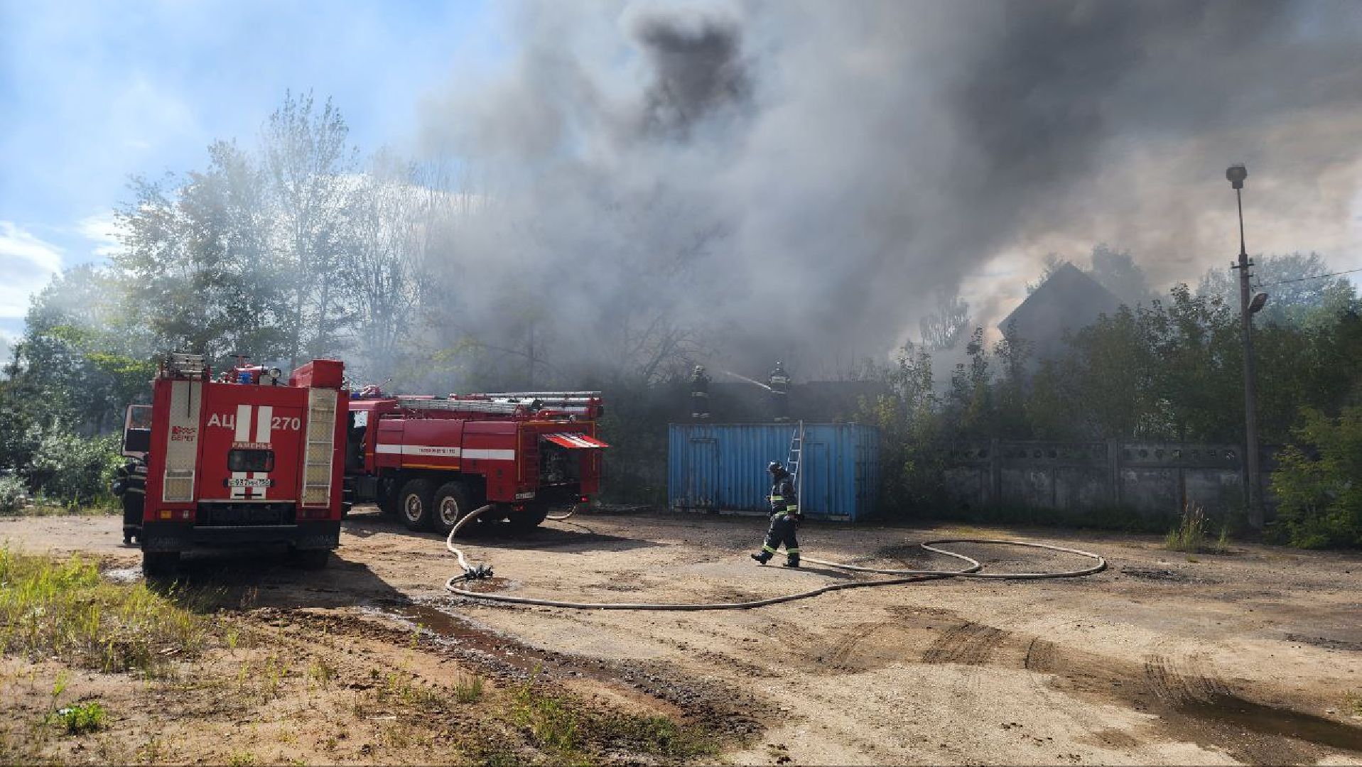 Яхрома, Пожар, МЧС