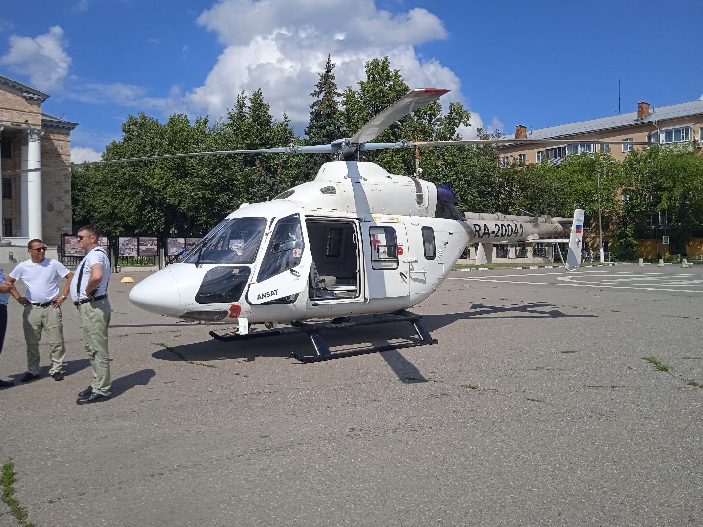 вертолёт, санитарная, авиация, ГКБ, Ивантеевка