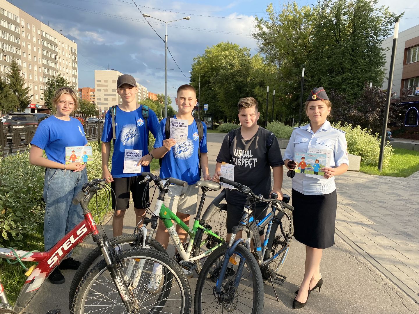 Домодедово, рейд безопасности, ПДД, ГИБДД, волонтеры культуры, СИМ, средство индивидуальной мобильности, электросамокат