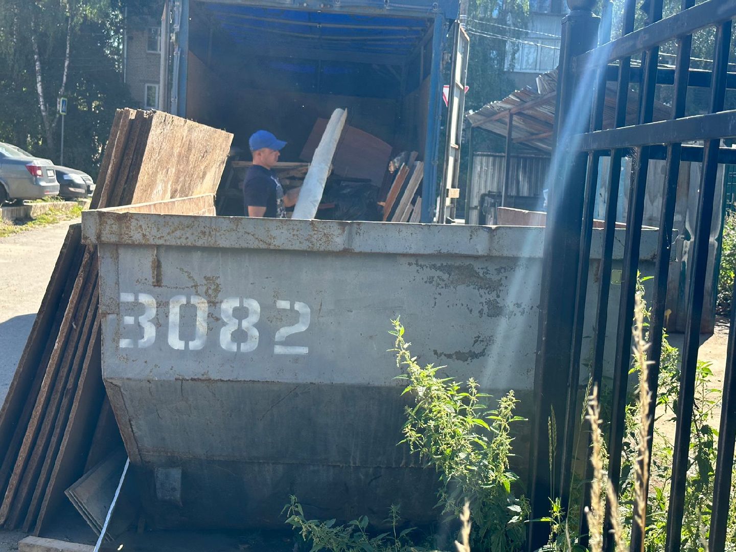 Серые возчики, сброс строительных отходов, Наро-Фоминск