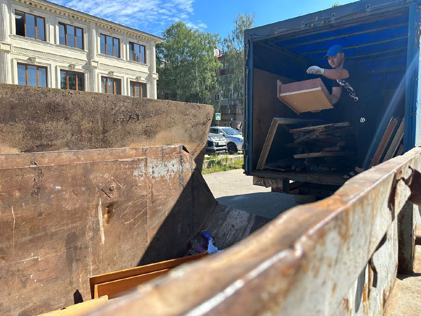 Серые возчики, сброс строительных отходов, Наро-Фоминск