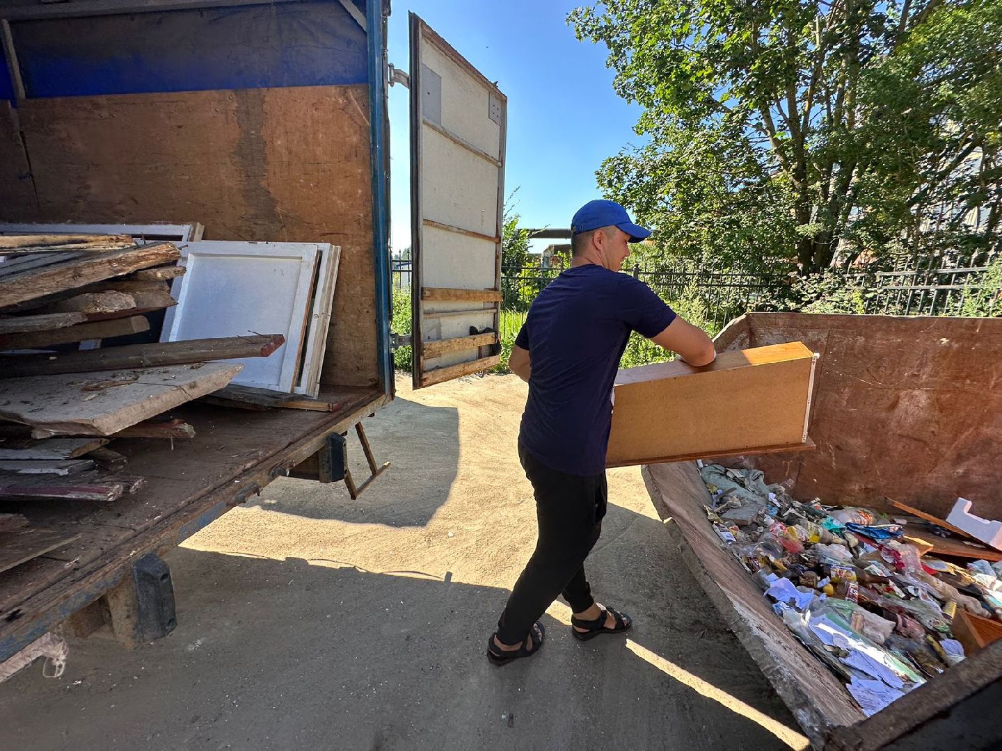 Серые возчики, сброс строительных отходов, Наро-Фоминск
