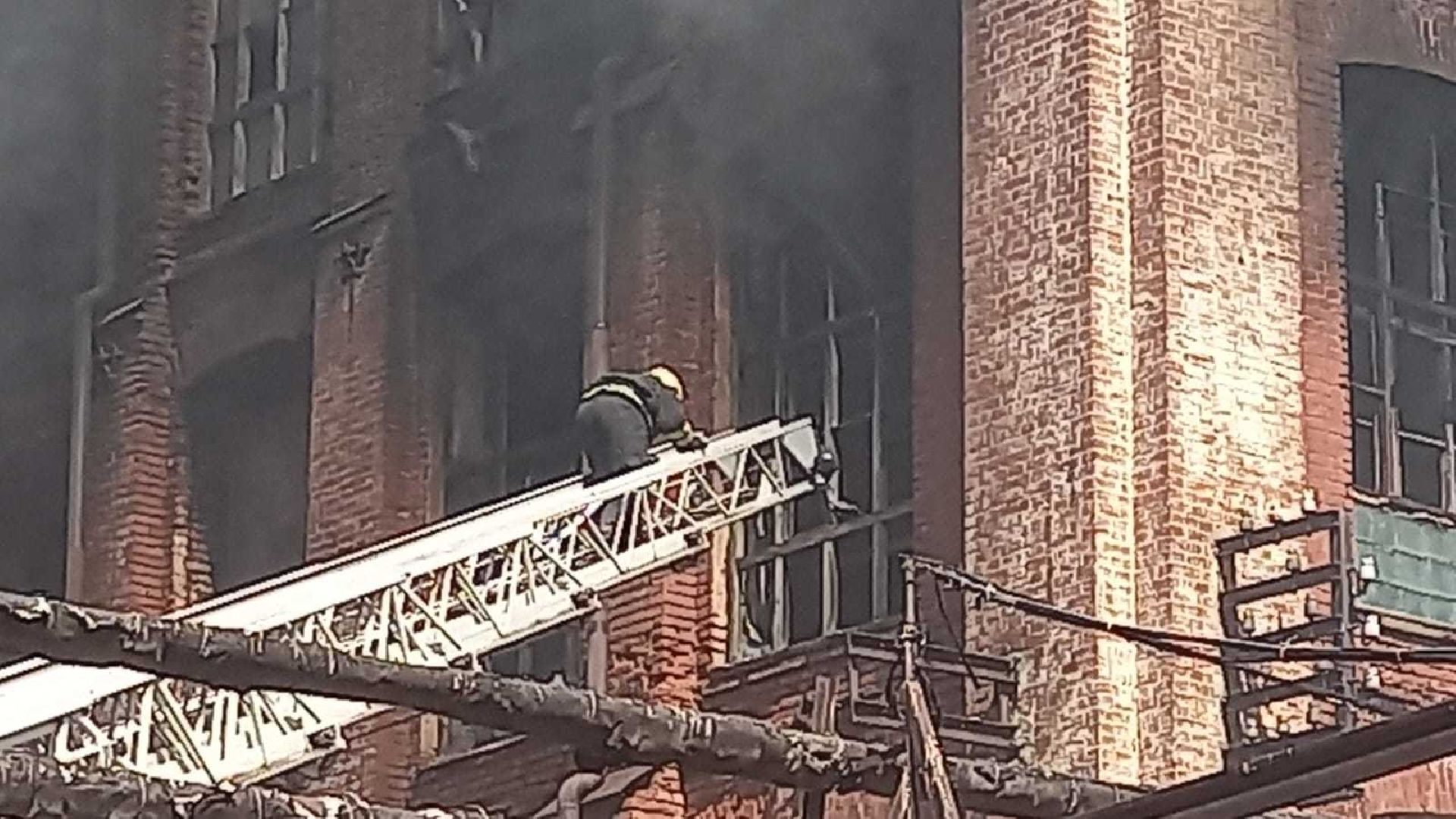 ЧП, пожар, Дрезна, обувная фабрика, Орехово-Зуево