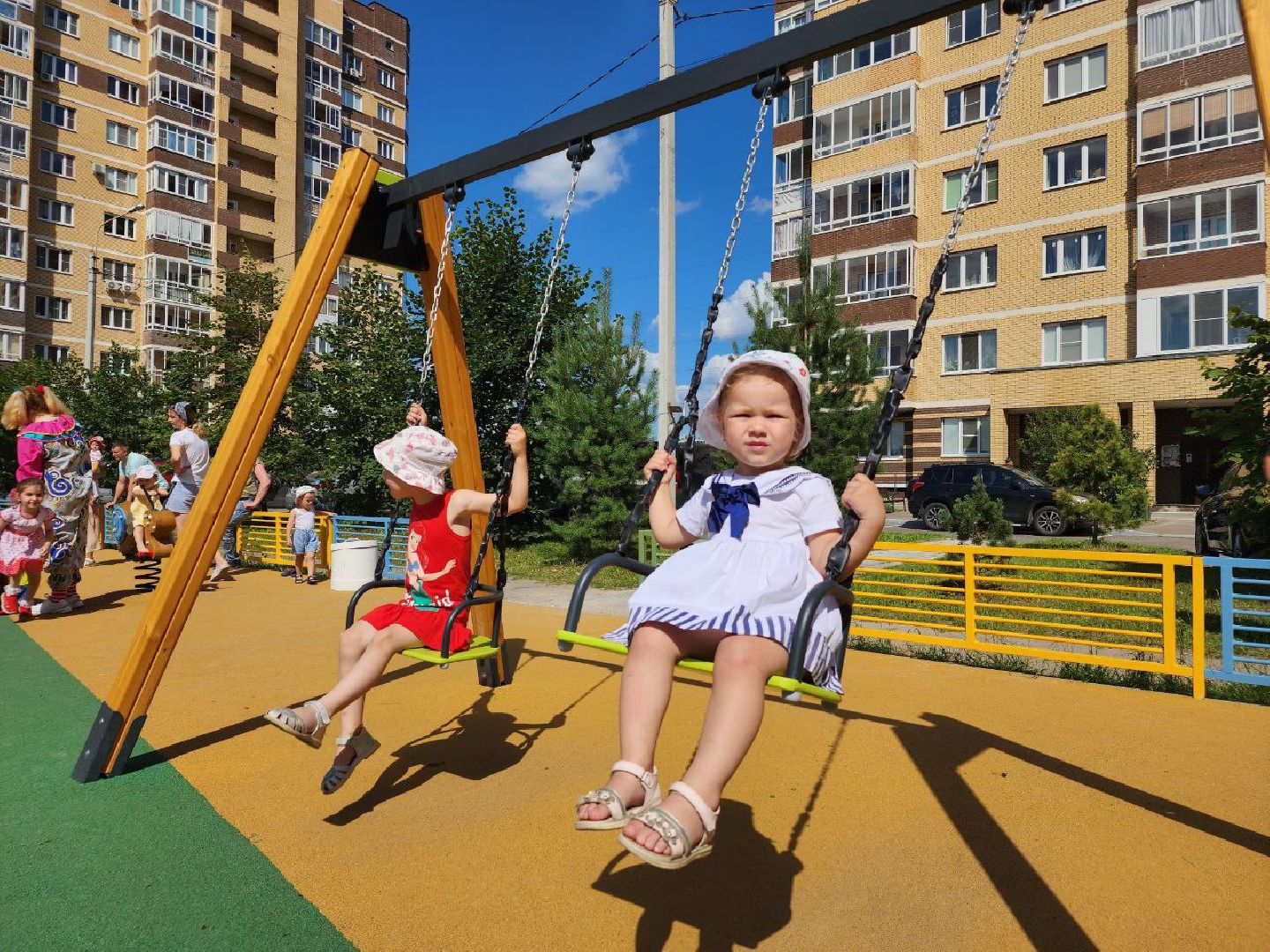 благоустройство, губернаторская площадка, праздник, дети, Лосино-Петровский