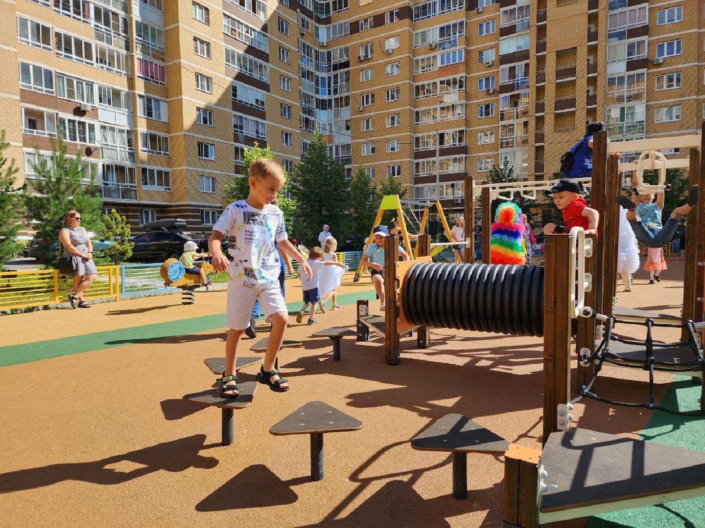 благоустройство, губернаторская площадка, праздник, дети, Лосино-Петровский