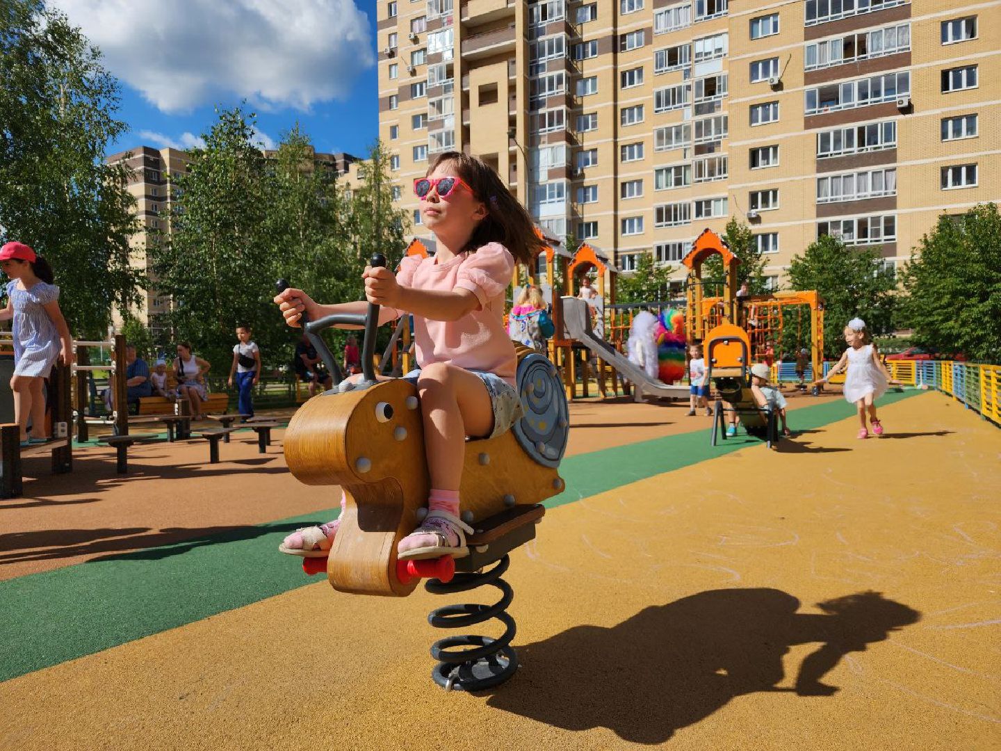 благоустройство, губернаторская площадка, праздник, дети, Лосино-Петровский