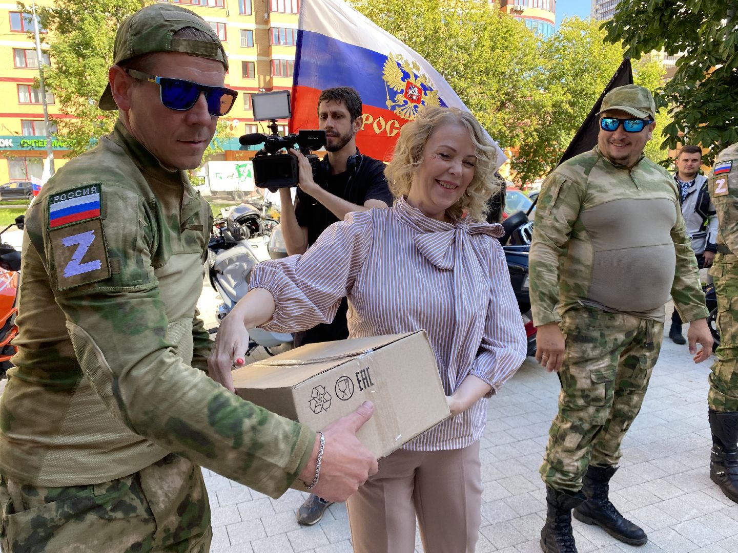 Балашиха, гуманитарный груз, Донбасс, Сила России