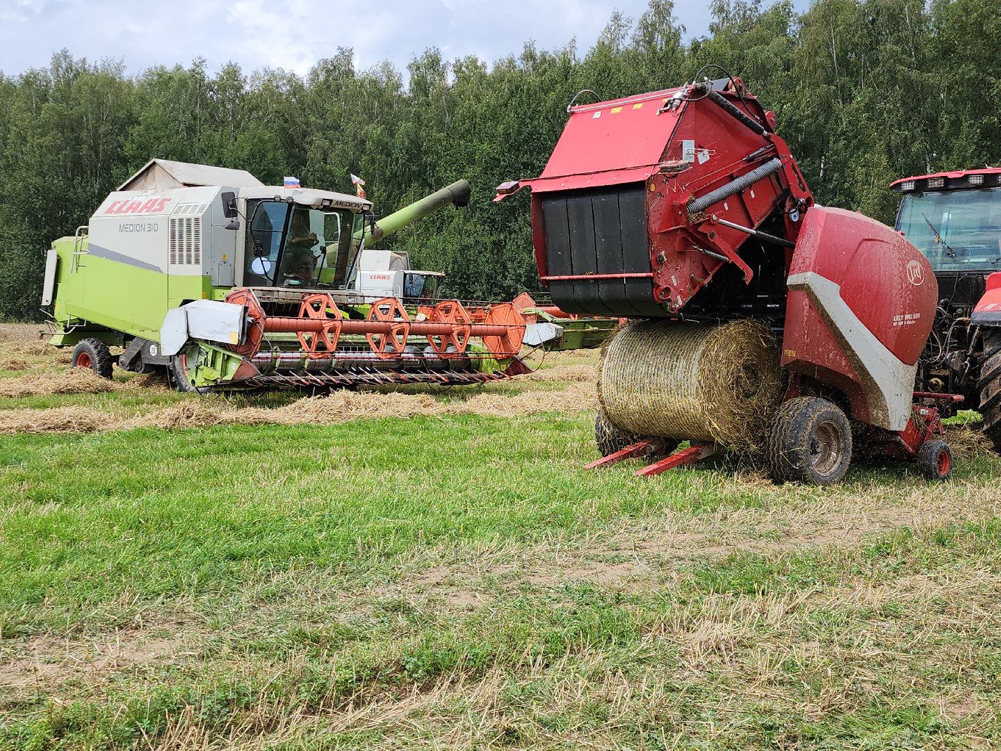 Уборка озимых, Барыбино, Домодедово