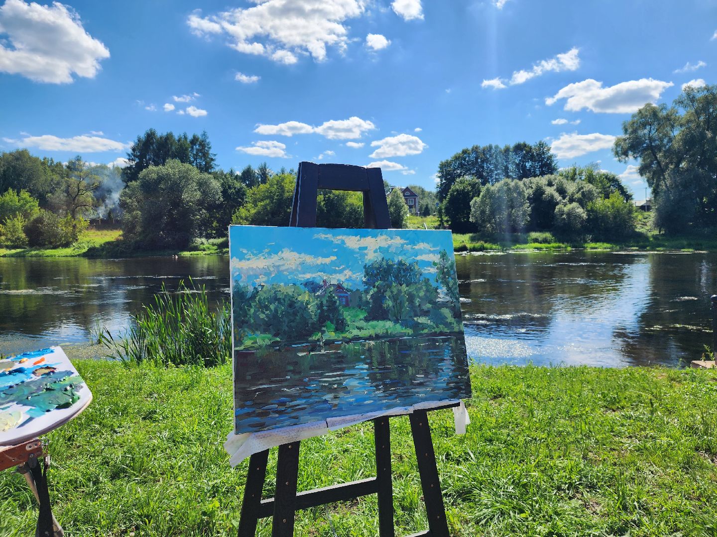 Звенигород, культура, мастер-класс по живописи, Народный художник Виктор Шилов