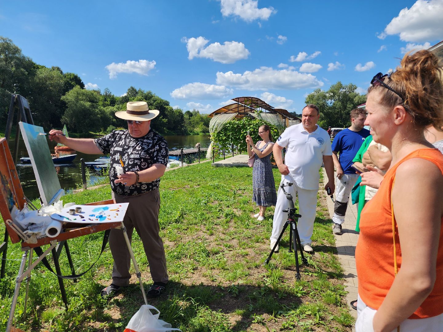 Звенигород, благоустройство, набережная Москвы-реки