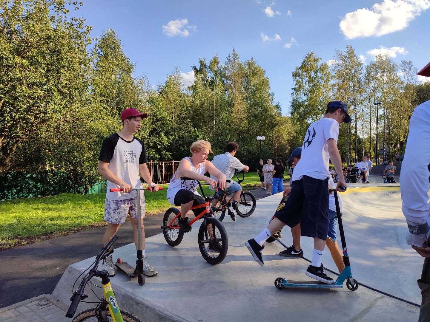 #скейтпарк, #талдом, #трюки, #ролики, #скейтборд, #самокат, #велосипед