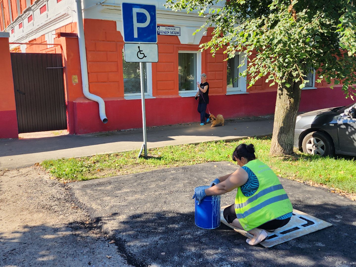 инвалид, парковка для инвалида, люди с ОВЗ, транспорт, Серпухов, доступная среда,