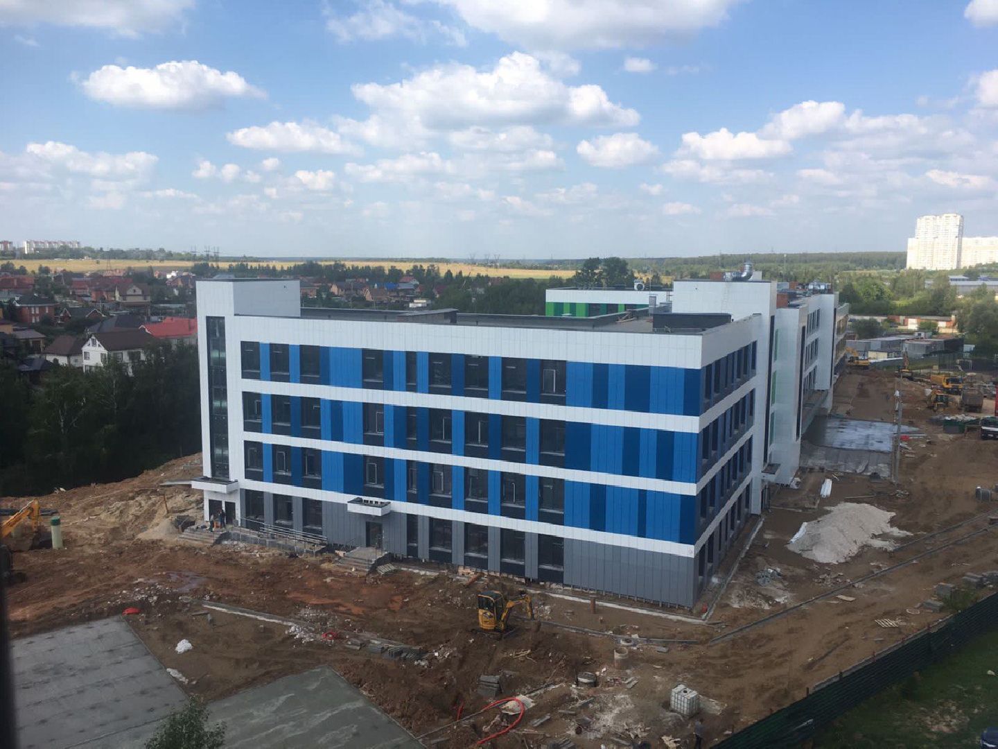 Чехов, строительство, школа, благоустройство, Современная школа