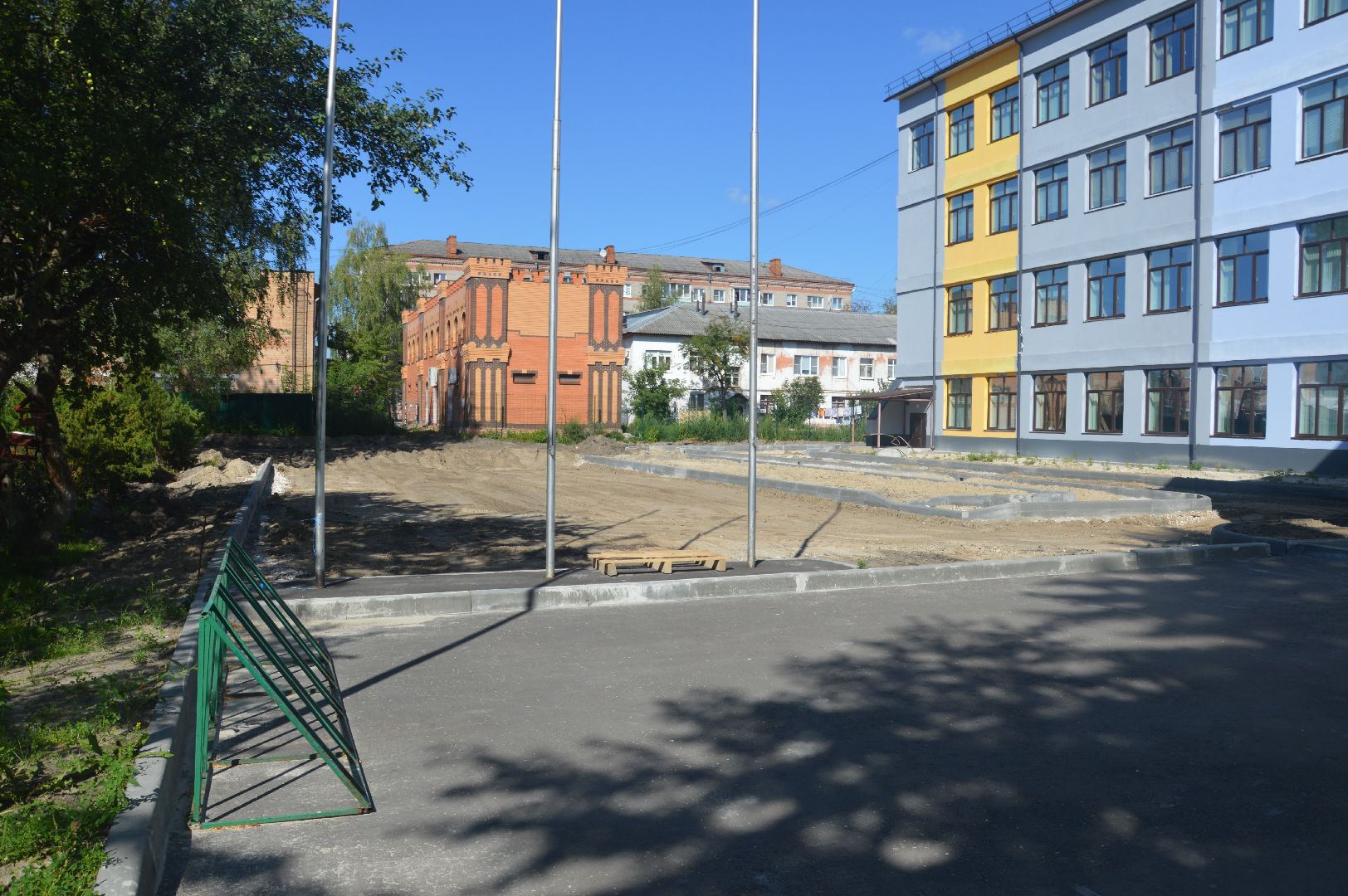 городской округ Шатура, школа № 1, благоустройства двора